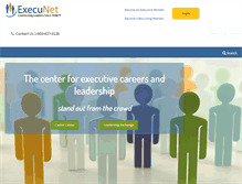 Tablet Screenshot of execunet.com